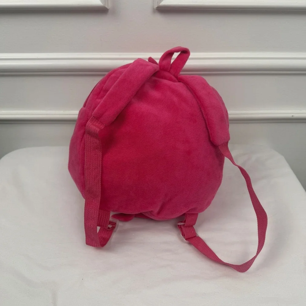 Pink Mommy Shark Plush Backpack Kids Toddler Soft Stuffed Animal Bag Pinkfong